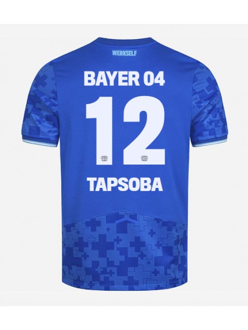 Muži Futbalové oblečenie Bayer Leverkusen Edmond Tapsoba #12 2025-26 Krátky Rukáv - Tretina Muži Futbalové oblečenie Bayer Leverkusen Edmond Tapsoba #12 2025-26 Krátky Rukáv - Tretina